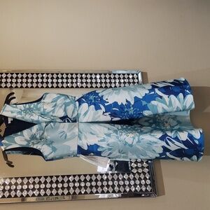 Nwt Kay Unger size 6 dress blue